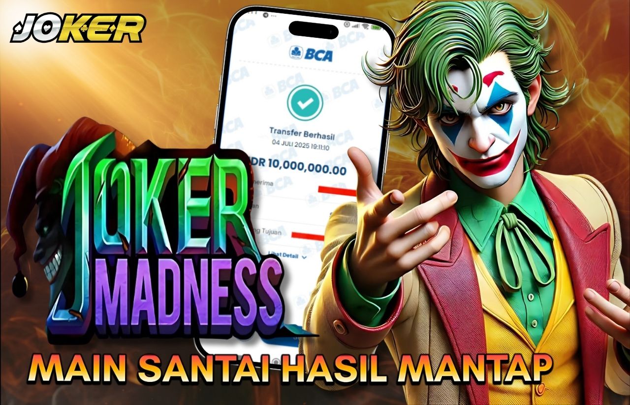 Selamat kepada user id : ab****l Wede Rp 10.000.000 di Game JOKER MADNESS JOKER Cair Gk Sampe 1 Menit! Menang Mudah di Gacorplay77